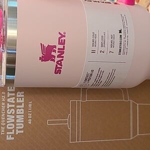 STANLEY CUP Cherry Blossom Dark Pink 40oz TUMBLER